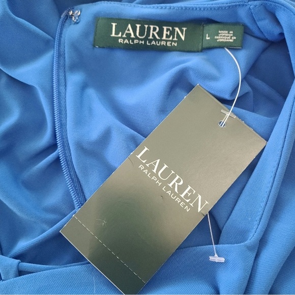 NWT Lauren Ralph Lauren Vibrant Blue Tank - Picture 2 of 6